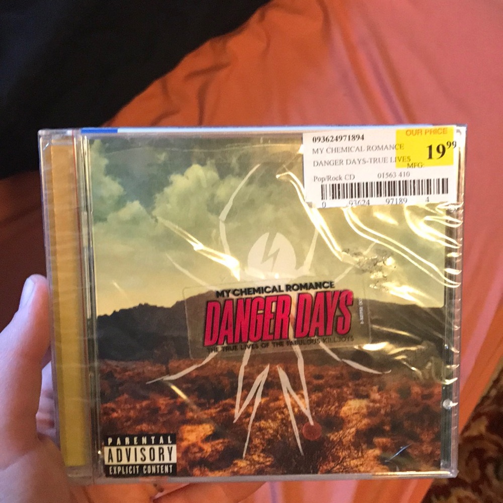 My chemical romance cd- danger days